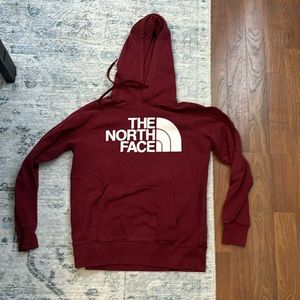 North face maroon hoodie